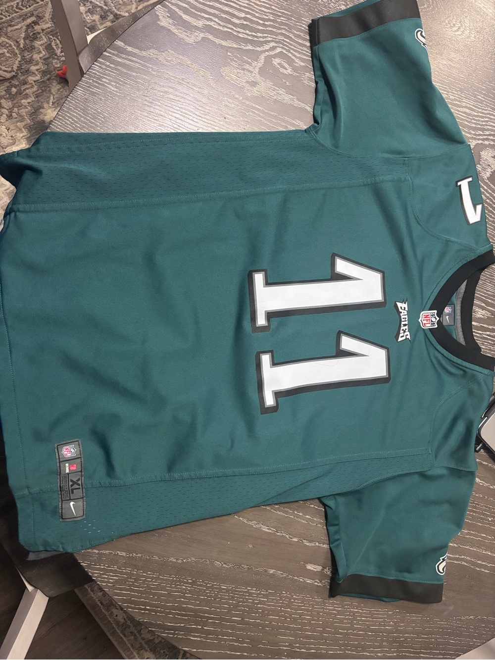 NFL Green Men's Game Jersey by Nike XL